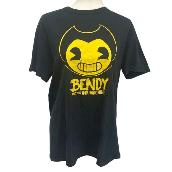 Bendy And The Ink Machine Mens Large 100% Cotton Short Sleeve Tee Shirt - Picture 1 of 4
